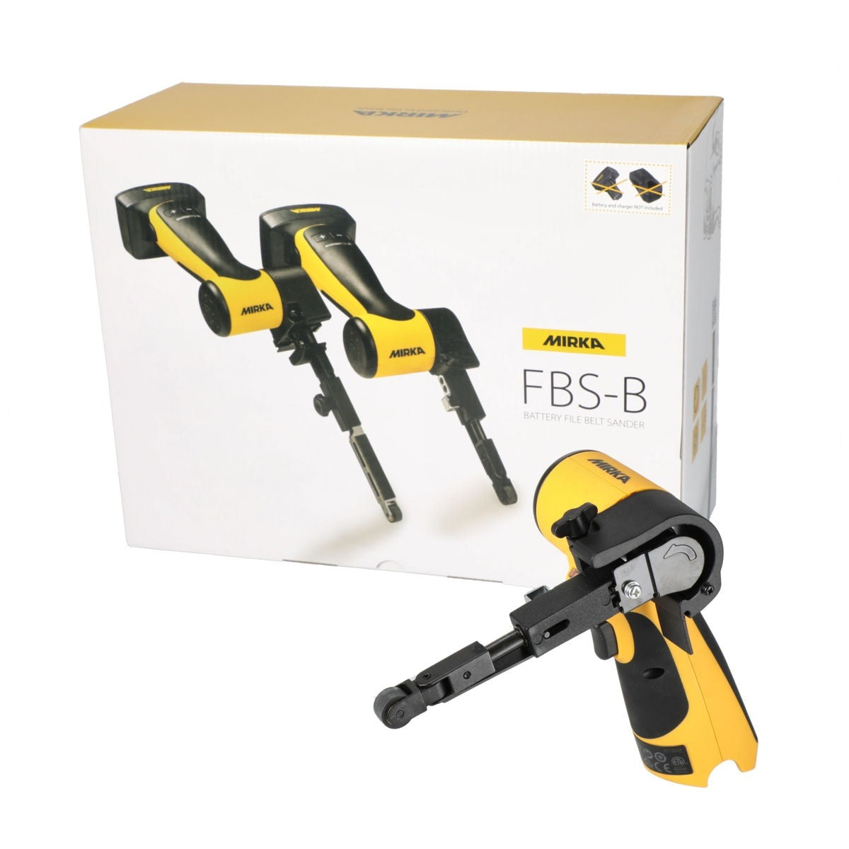Mirka FBS-B 10 12V 3/8-in. x 13-in. Cordless File Belt Sander 5.0Ah Kit with Charger (MUS-FBS10)