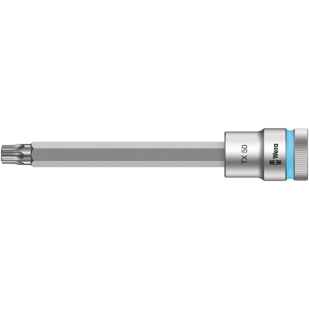 Wera 8767 C Hf Torx Zyklop Bit Socket With 1/2-in. Drive With Holding Function, Torx 50x140-mm.