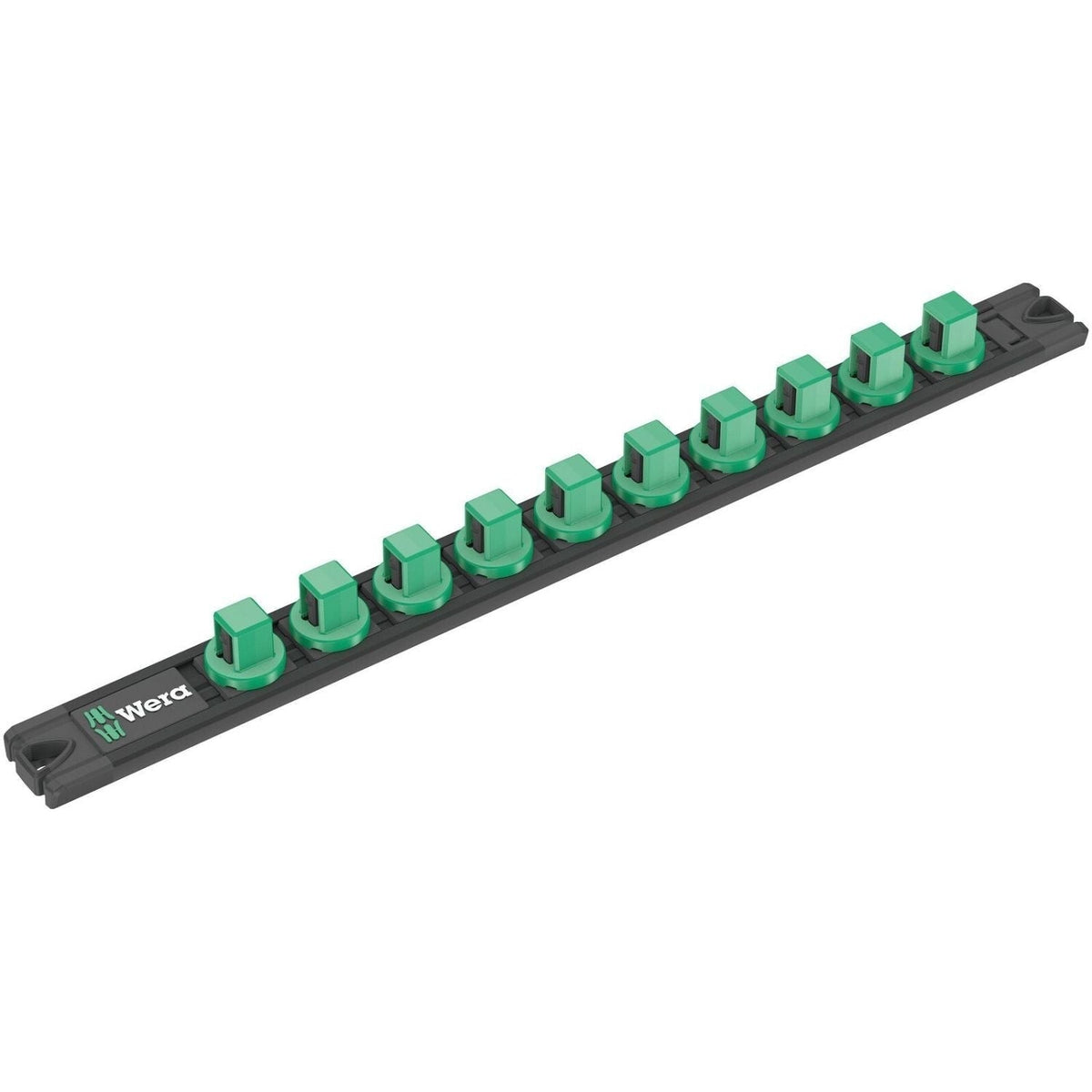 Wera 9602 Magnetic Socket Rail, 1/2-in., Empty, 30x370-mm.