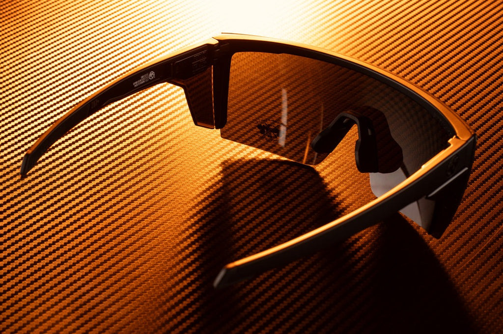 Heat Wave Performance XL Lazer Face Ultra Black Z87+ Sunglasses