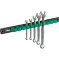 Wera 9641 Magnetic Rail 6003 Joker 2 Ring Spanner Set, 5-Pieces