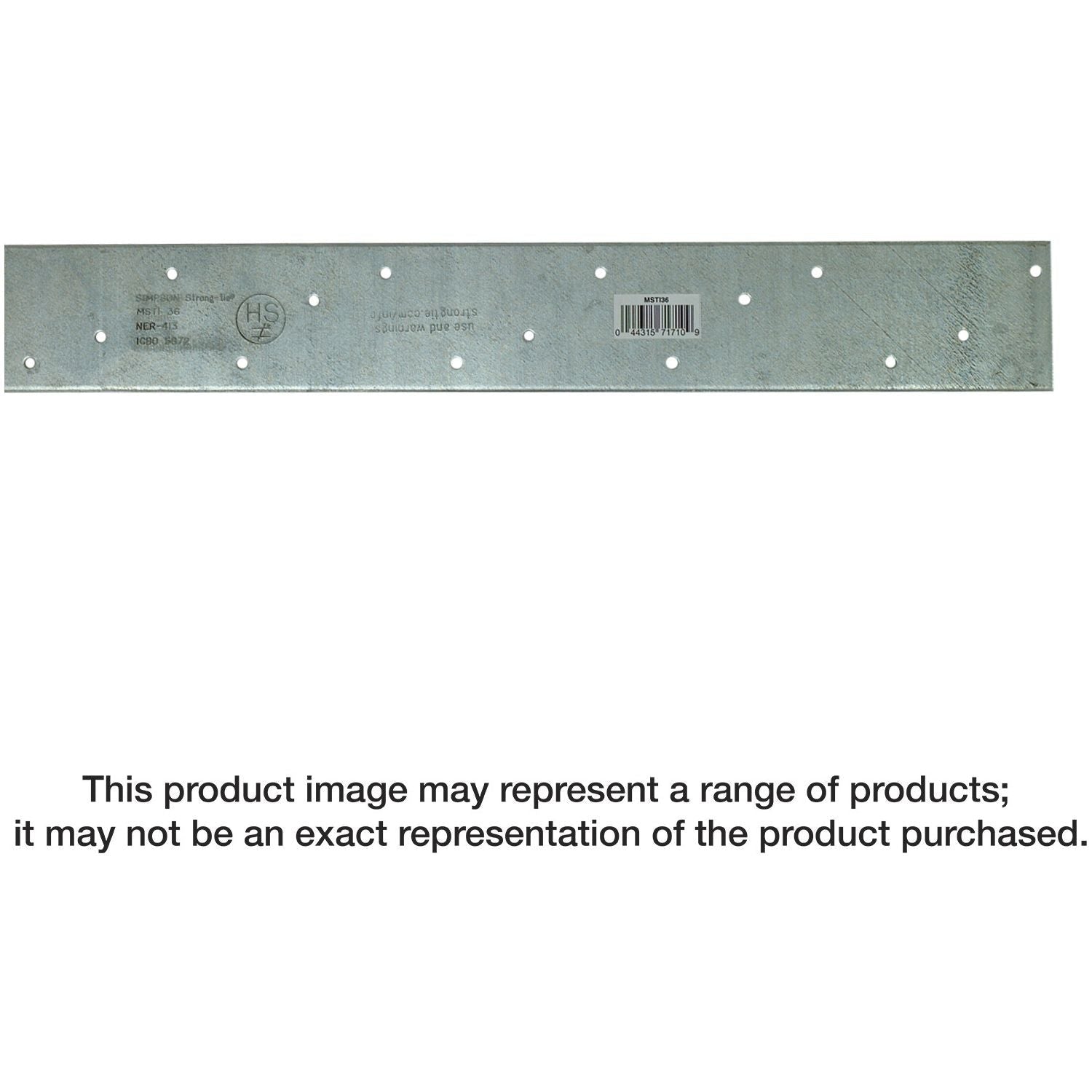 Simpson Strong-Tie MSTI36 MSTI 36-in. 12-Gauge Galvanized Medium Strap Tie