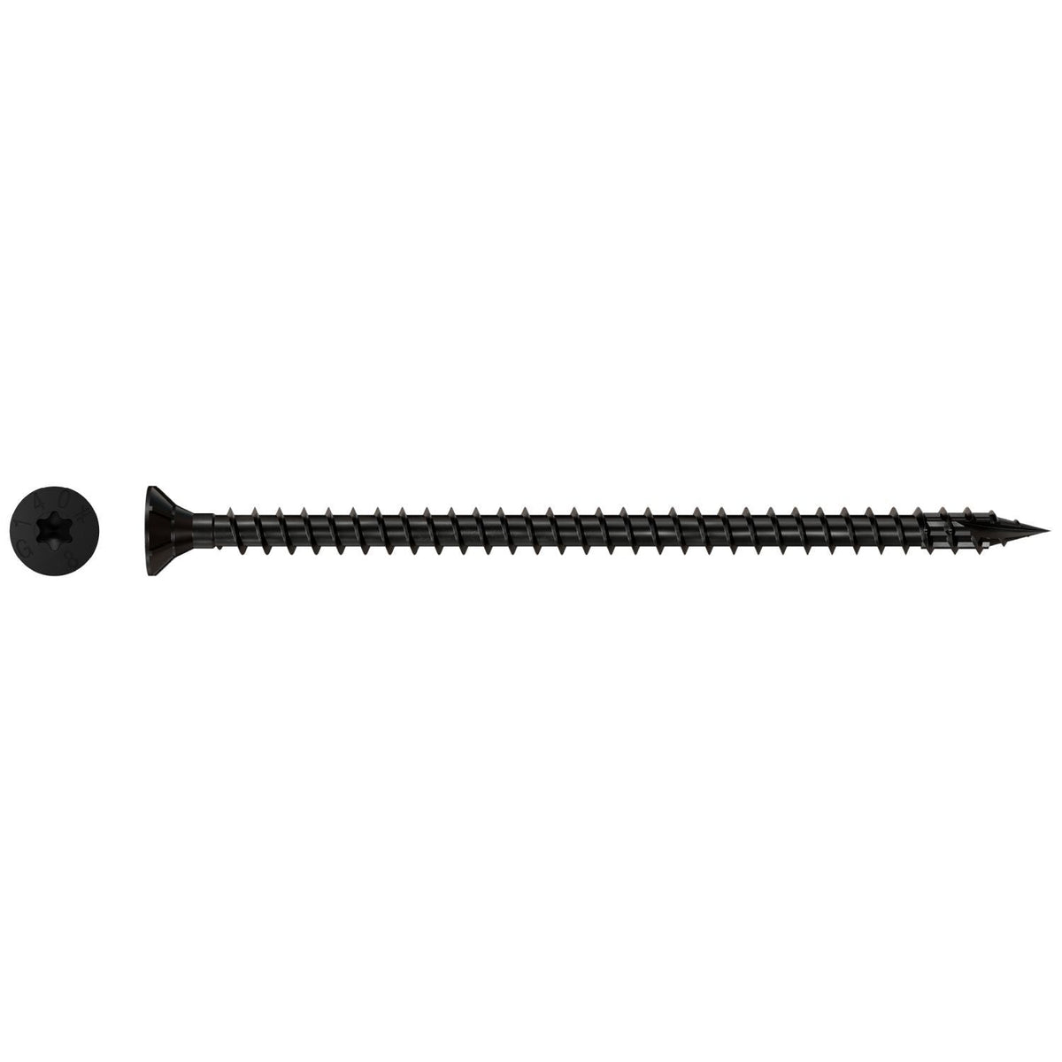 Simpson Strong-Tie SDCF8X140-R50 Strong-Drive SDCF TIMBER-CF Screw, 0.315-in. x 5-1/2-in. T40, E-Coat, 50-Pack
