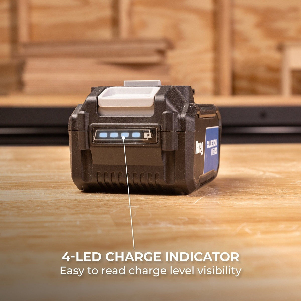Kreg 20V 8.0Ah Blue Ion Battery Pack for Ionic Drive Tools (BATT8B)