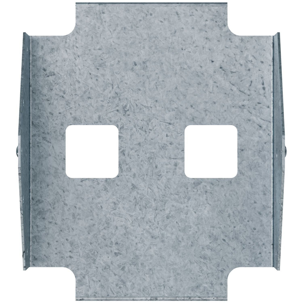 Simpson Strong-Tie BCS ZMAX Galvanized Post Cap for Triple 2x Beam, 6x Post (BCS2-3/6Z)