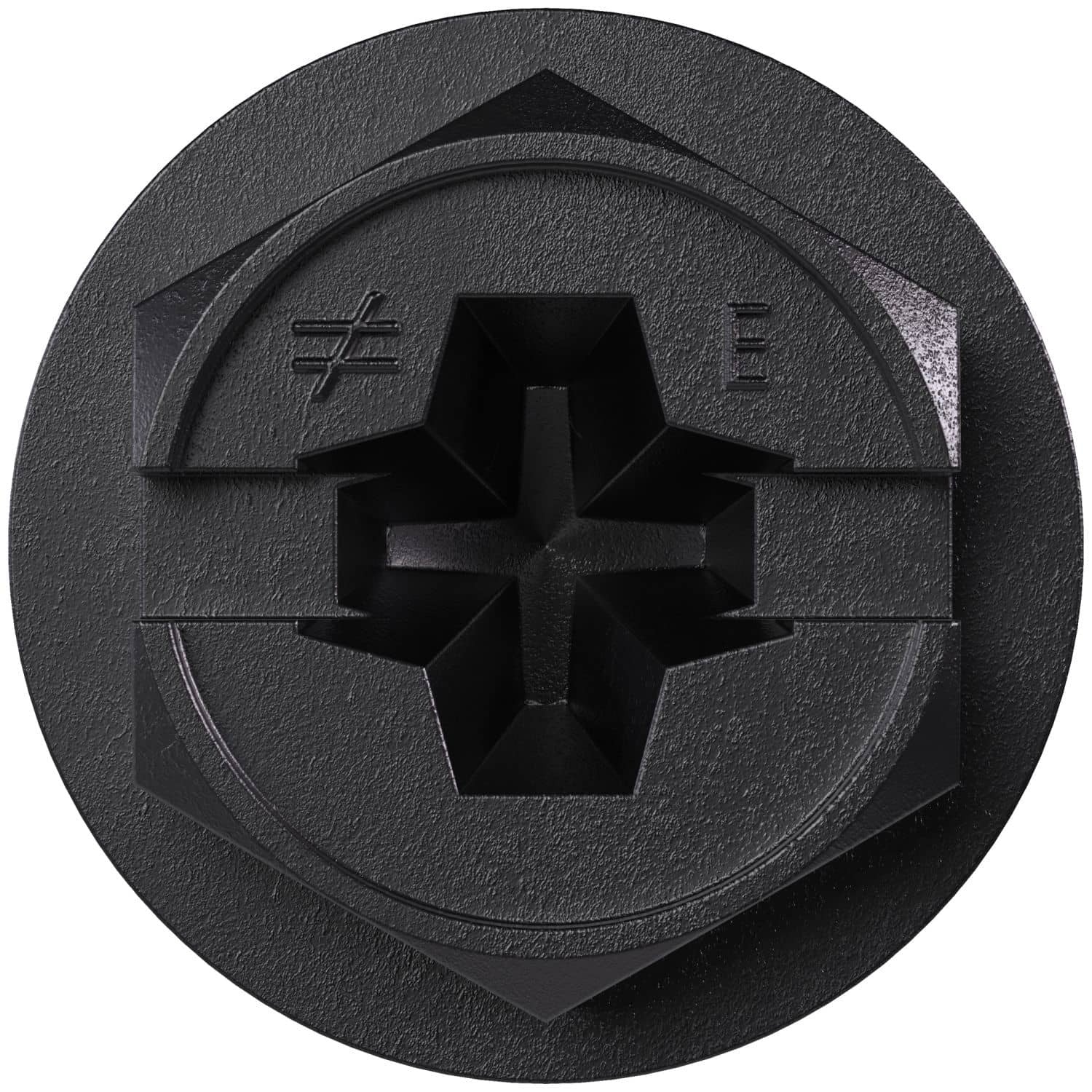 Simpson Strong-Tie TNTBL25334H Titen Turbo, 1/4-in. x 3-3/4-in. Hex-Head Concrete and Masonry Screw, Black, 100-Pack