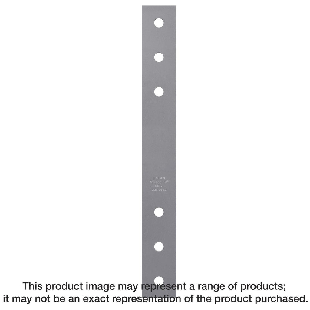 Simpson Strong-Tie HST2HDG HST 2-1/2-in. x 21-1/4-in. 7-Gauge Hot-Dip Galvanized Heavy Strap Tie