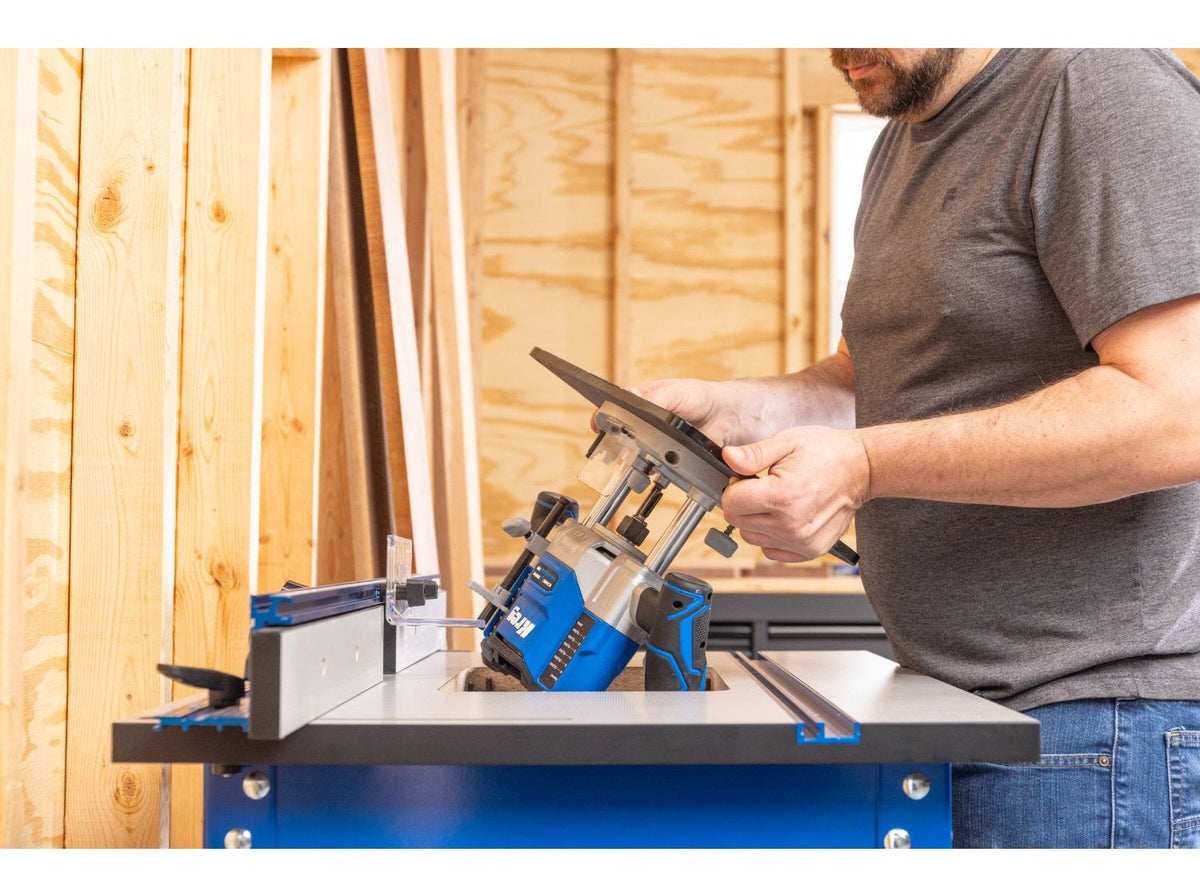Kreg 20V Cordless Ionic Drive 2 -1/4 Horsepower Plunge Router, Tool Only (KPTPR225B)