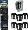 StealthMounts Battery Mounts for Kobalt 24V Black, 6-Pack