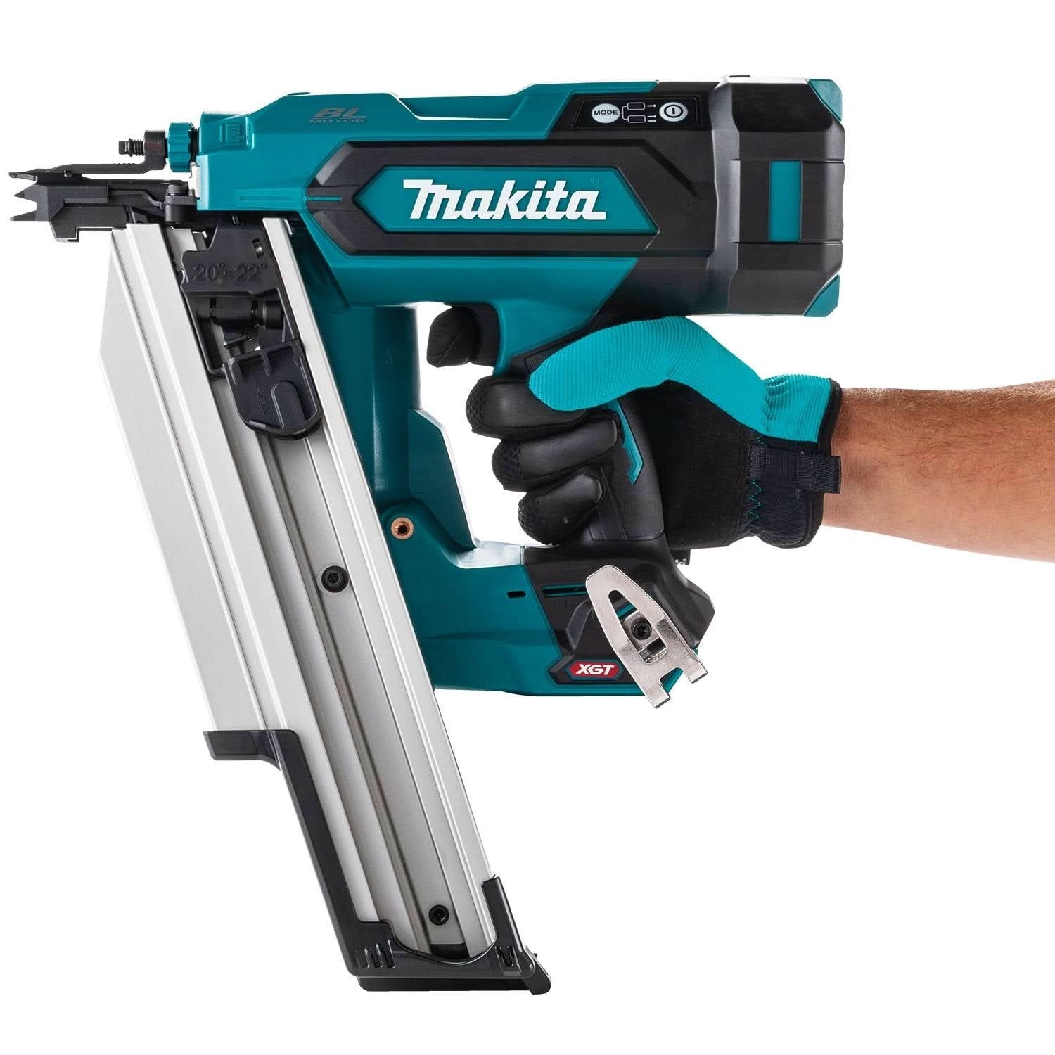 Makita GNB02Z 40V max XGT Brushless 21-Degree Full Round Head 3-1/2-in. Framing Nailer, Tool Only