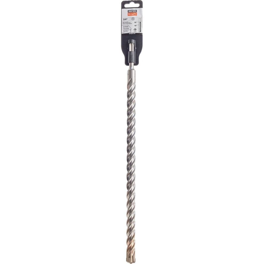 Simpson Strong-Tie MDPL07518Q 3/4-in. x 18-in. SDS-plus Quad-Head Shank Drill Bit