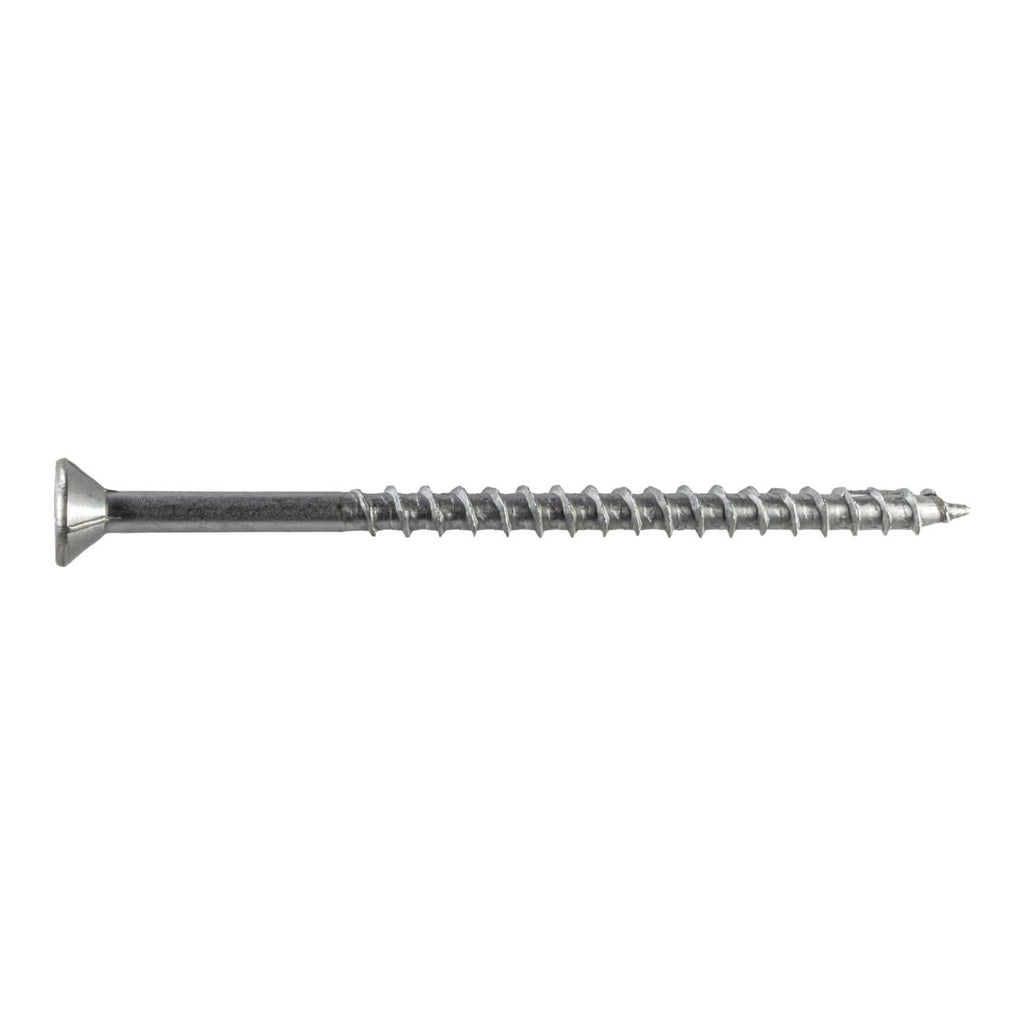 Simpson Strong-Tie T12400WP-RP20 Deck-Drive DWP WOOD SS Screw, #12 x 4-in. T-27, Flat Head, Type 316, 20-Pack