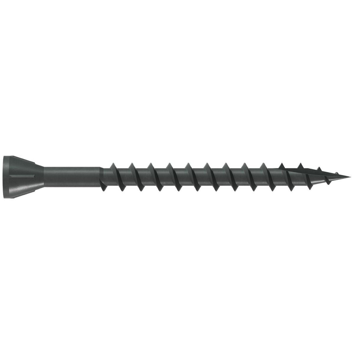 Simpson Strong-Tie DTHQ2S Trim-Head Screw, Type-17 Point, #8 x 2-in. #2U Square Drive, Quik Guard, 2000-Pack