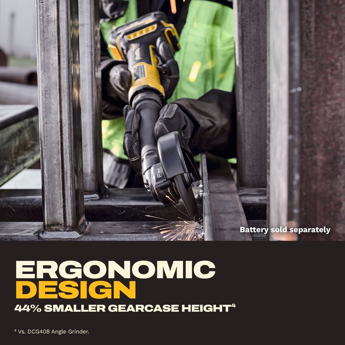 DeWALT DCG432XB ATOMIC 20V MAX 4 in. Extended Cut-Off Tool, Tool Only