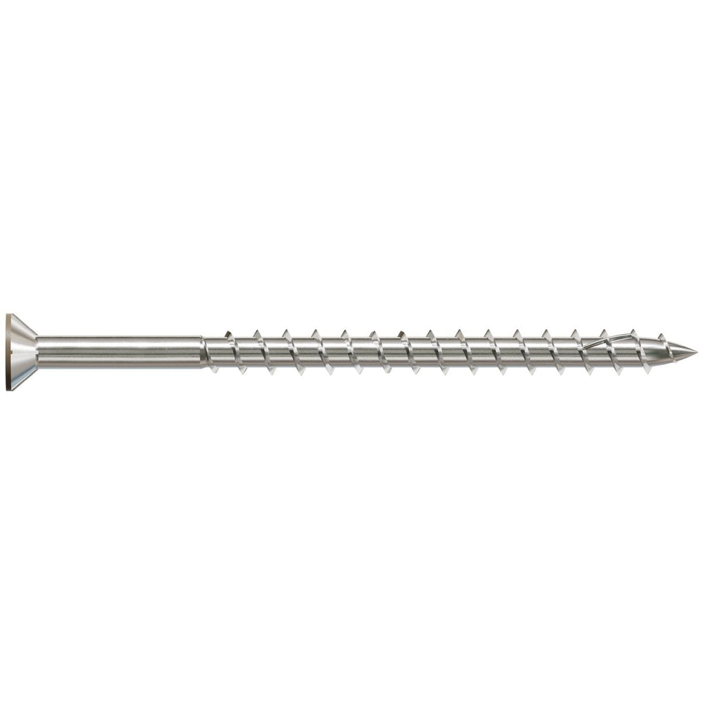Simpson Strong-Tie S10300WPBBR05 Deck-Drive DWP WOOD SS Screw, #10 x 3-in. T-25, Flat Head, Type 305, Brown 05, 1750-Pack