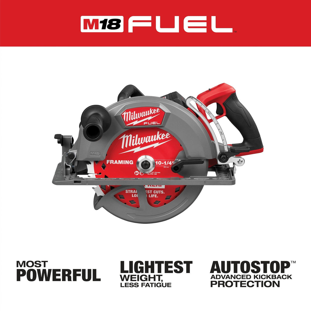 Milwaukee M18 FUEL 10-1/4-in. Rear Handle Circular Saw FORGE 12.0Ah Kit (3026-21HD)