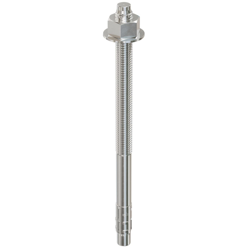 Simpson Strong-Tie STB2-62100S4F10 Strong-Bolt 2, 5/8-in. x 10-in. Type 304 Stainless-Steel Wedge Anchor, Fully Assembled, 10-Pack