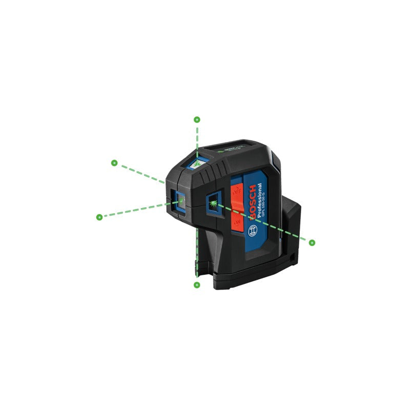 Bosch GPL100-50G Green-Beam Five-Point Self-Leveling Alignment Laser