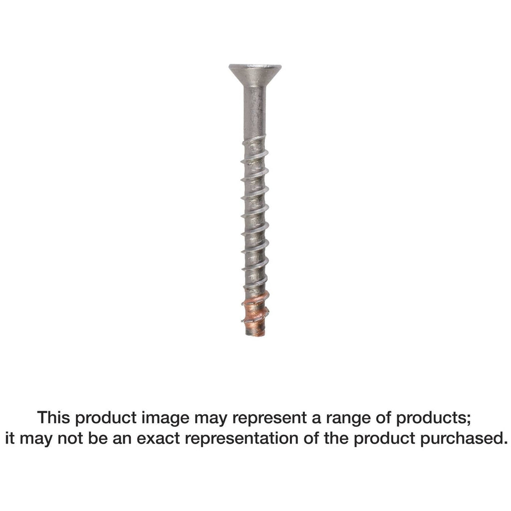 Simpson Strong-Tie THD37212CS6SS Titen HD 3/8-in. x 2-1/2-in. Type 316 SS Countersunk Head Heavy-Duty Screw Anchor, 25-Pack