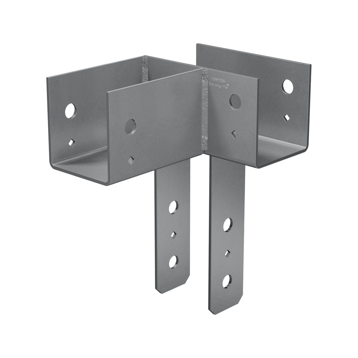 Simpson Strong-Tie ECCLL444 ECCLL L-Shape End Column Cap for 4x Beams, 4x Post, Skewed Left