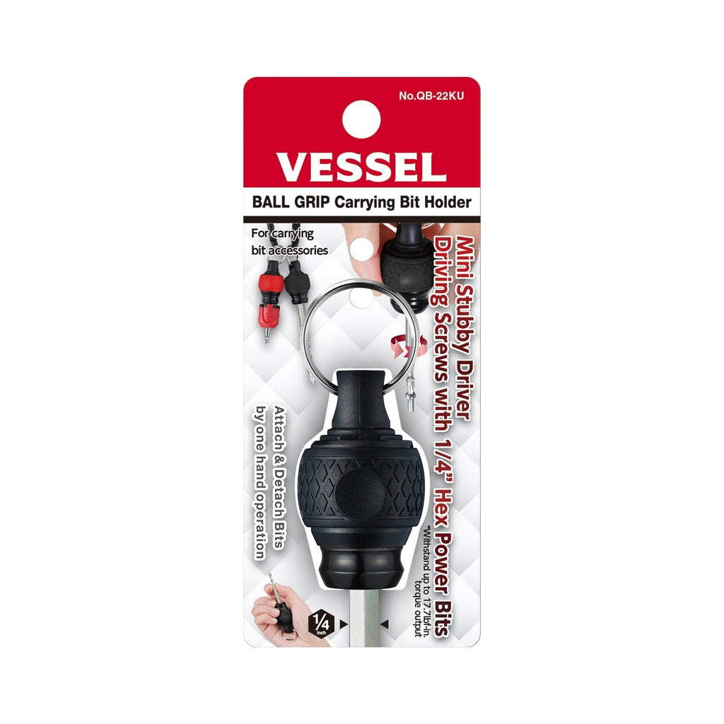 Vessel QB22KU Ball Grip Carrying Bit Holder