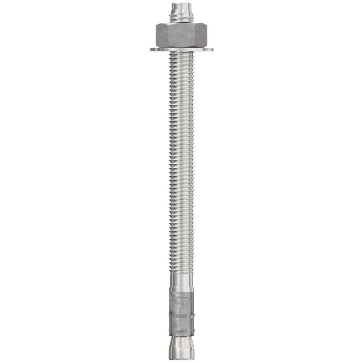 Simpson Strong-Tie STB2-50700S4F25 Strong-Bolt 2, 1/2-in. x 7-in. Type 304 Stainless-Steel Wedge Anchor, Fully Assembled, 25-Pack