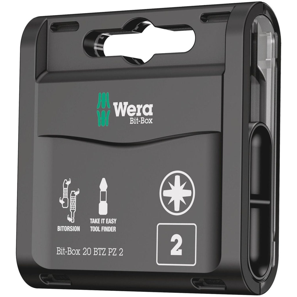 Wera Bit-Box 20 Btz Pz, Pz 2x25-mm., 20-Pieces