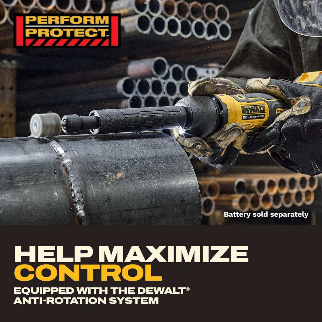 DeWALT DCG420XB ATOMIC 20V MAX Extended Die Grinder, Tool Only
