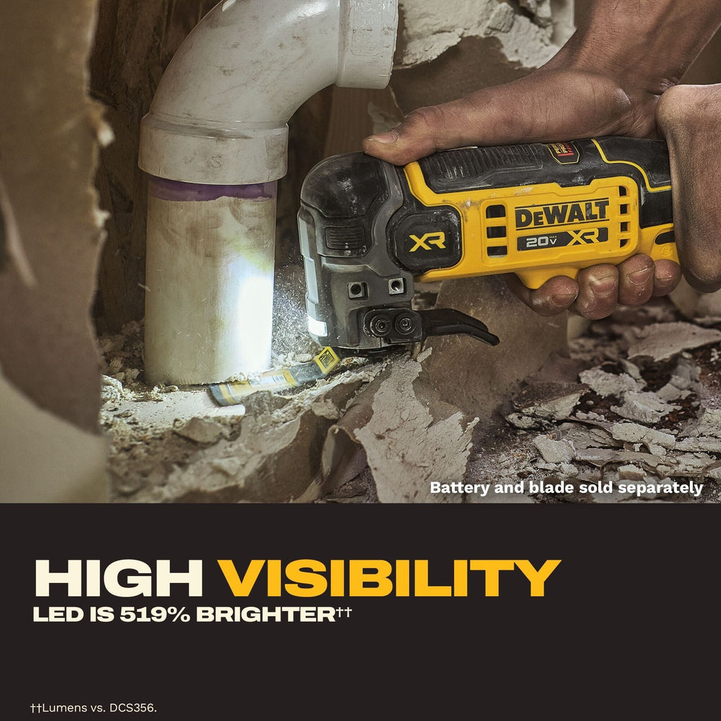 DEWALT 20V MAX* XR® Oscillating Multi-Tool, Tool Only (DCS359B)