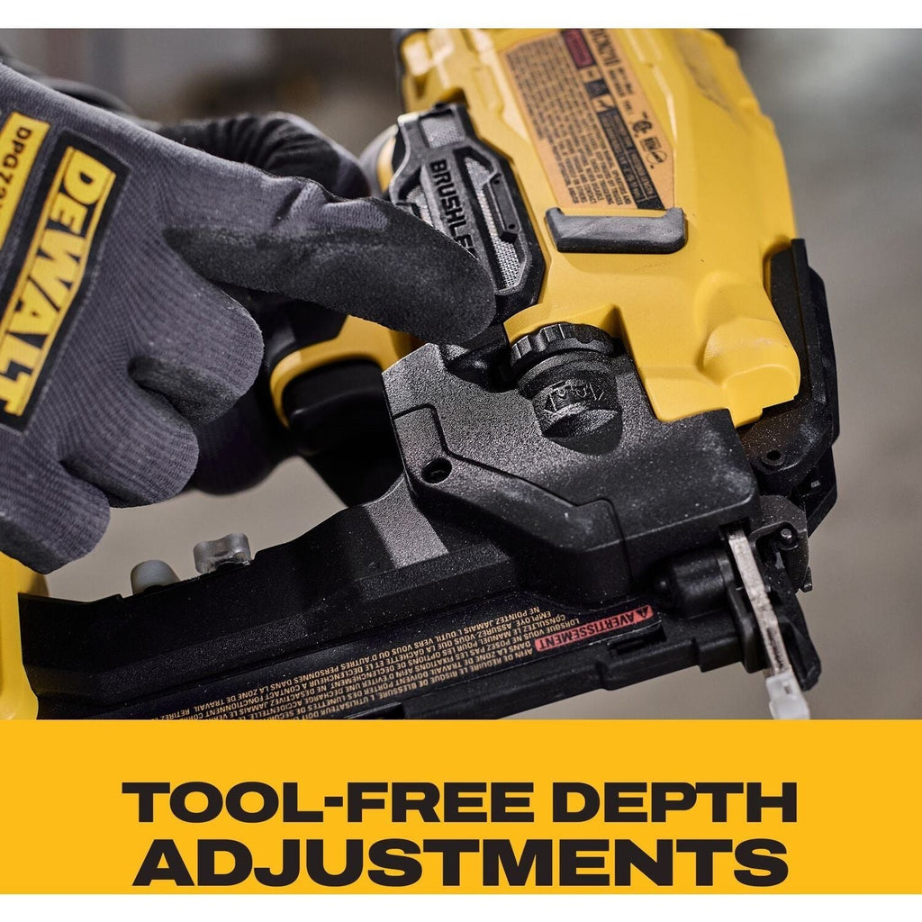 DeWALT DCN210B 20V MAX XR 18Ga Brad Nailer w/ (1) 3.5Ah POWERSTACK Battery & Charger