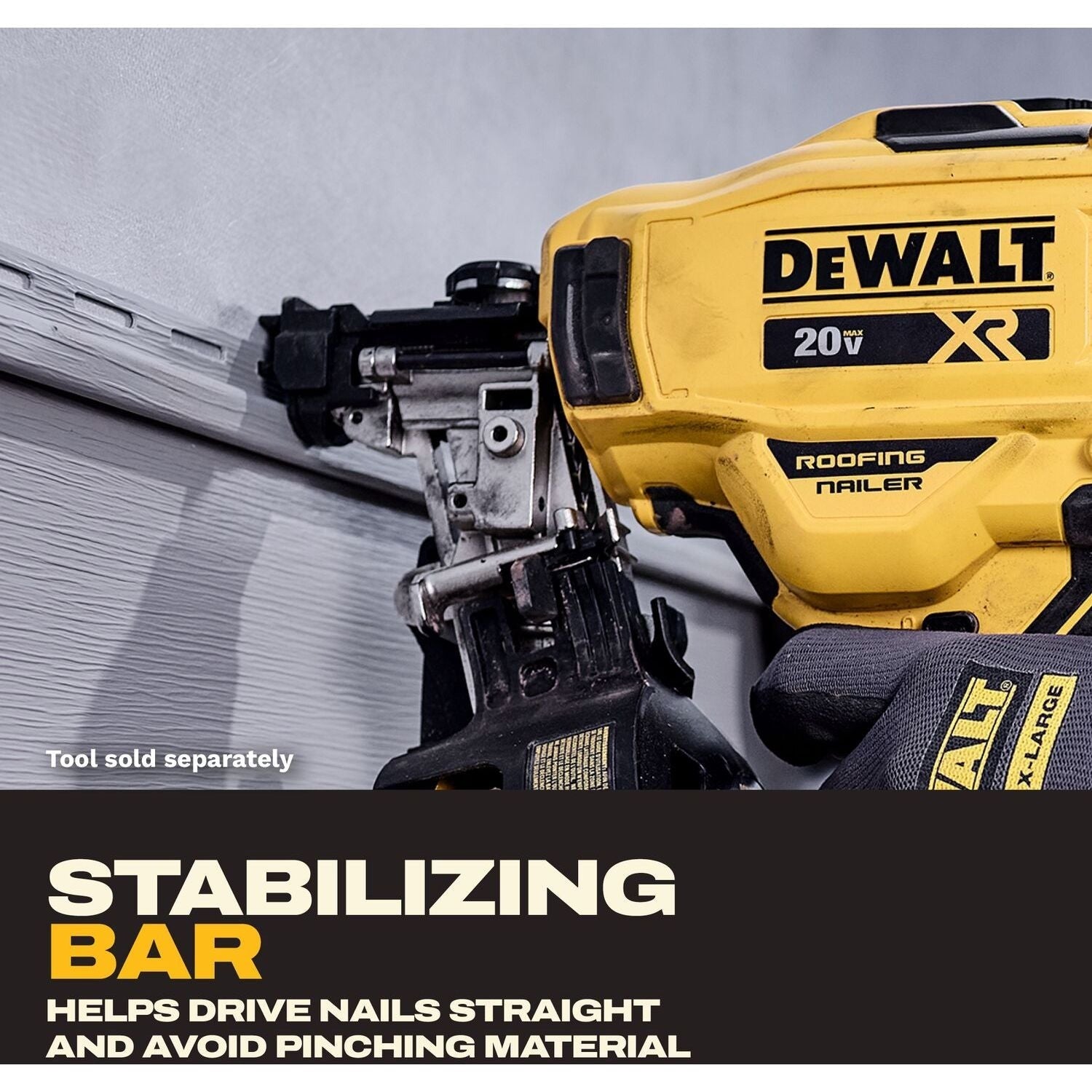 DeWALT DZNRNVSA Vinyl Siding Adapter for DCN210 Brad Nailer