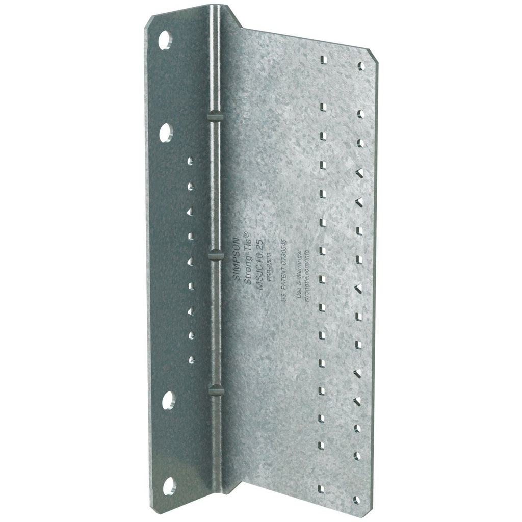 Simpson Strong-Tie MSJC10.25-R15 MSJC 2-in. x 4-1/2-in. x 10-1/4-in. 12-Gauge Galvanized Steel-Joist Connector, 15-Pack