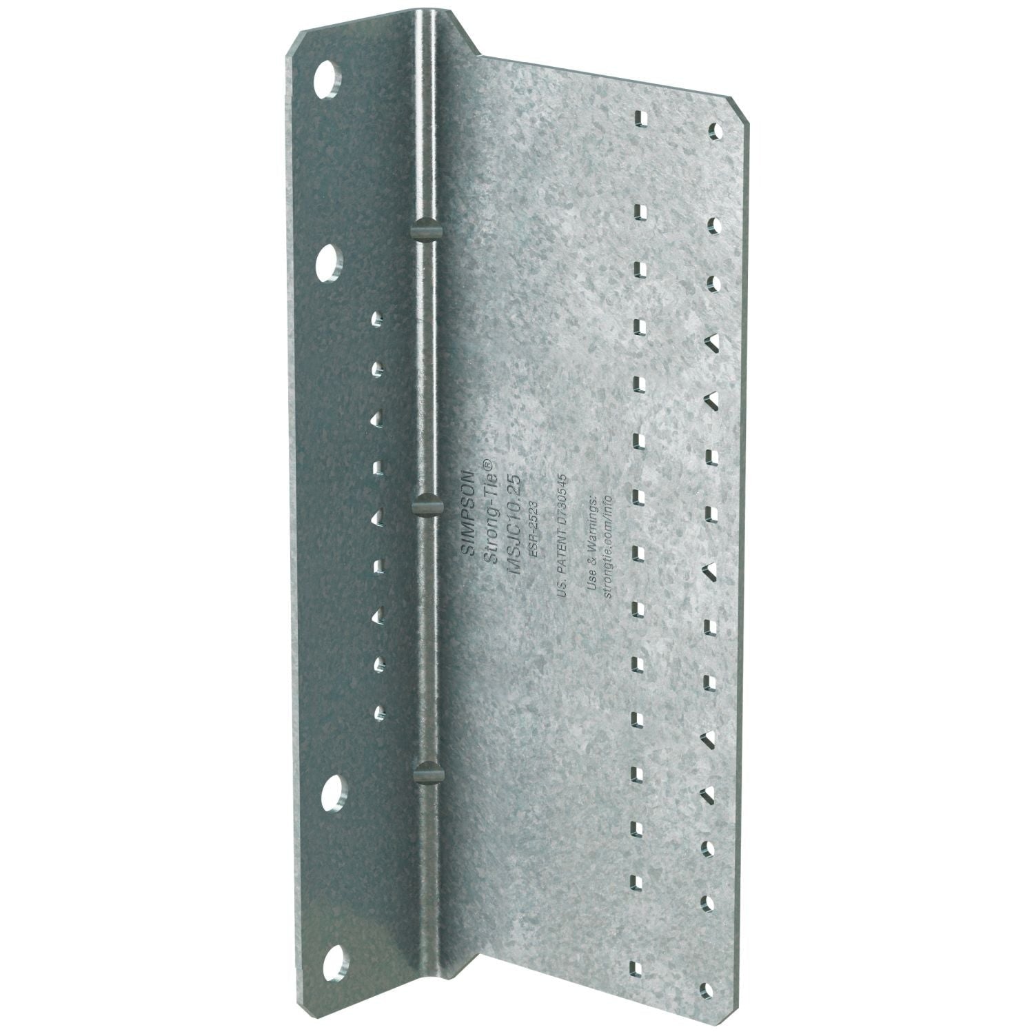 Simpson Strong-Tie MSJC10.25-R15 MSJC 2-in. x 4-1/2-in. x 10-1/4-in. 12-Gauge Galvanized Steel-Joist Connector, 15-Pack