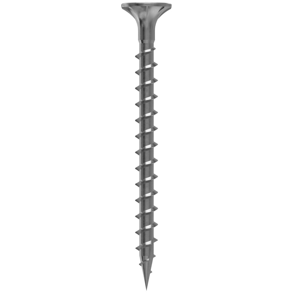 Simpson Strong-Tie T08C225WQ-RP50 Fiber-Cement Screw, #8 x 2-1/4-in. #2 Square Wafer-Head, Type 316, 50-Pack