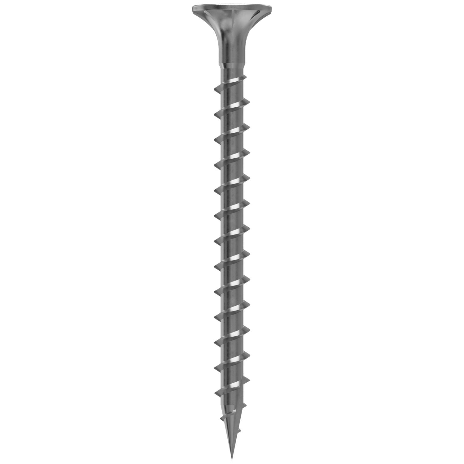 Simpson Strong-Tie T08C225WQ-RP50 Fiber-Cement Screw, #8 x 2-1/4-in. #2 Square Wafer-Head, Type 316, 50-Pack