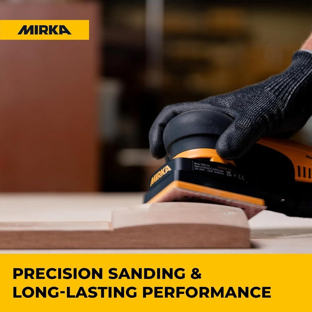Mirka Ultimax Ligno 3 x 4-in. P180 Hook-and-Loop Sanding Sheets, 50-Pack (UL-6B8-180)