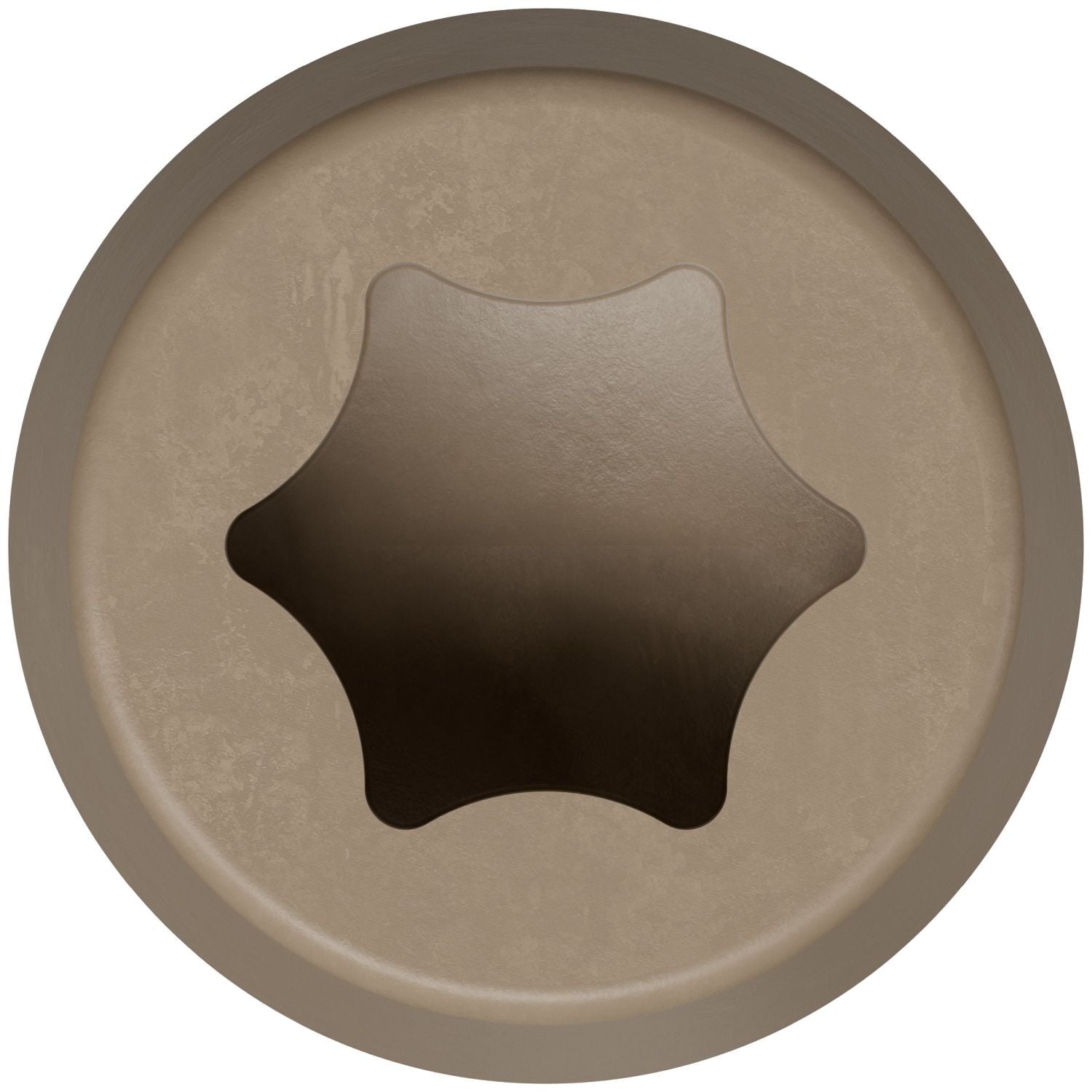 Simpson Strong-Tie DCU234TN02R350 Deck-Drive DCU COMPOSITE Screw, #10 x 2-3/4-in. T20, Quik Guard, Tan 02, 350-Pack