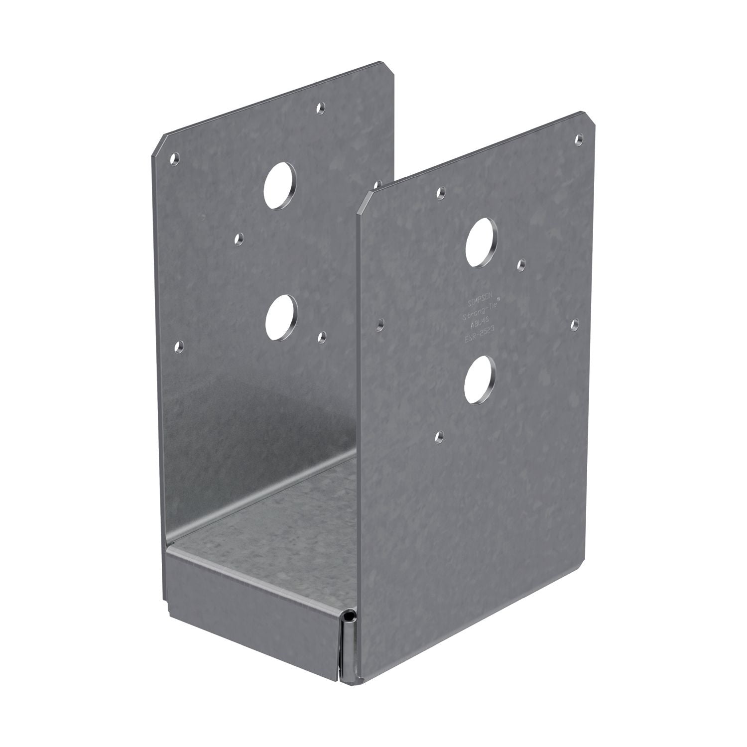 Simpson Strong-Tie ABU46RZ ABU ZMAX Galvanized Adjustable Standoff Post Base for 4x6 Rough