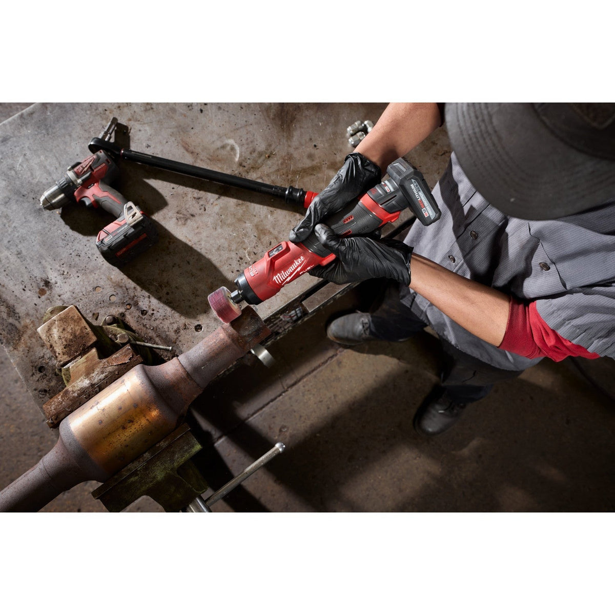 Milwaukee M12 FUEL 1/4-in. Straight Die Grinder 2.5Ah Kit (3486-22)