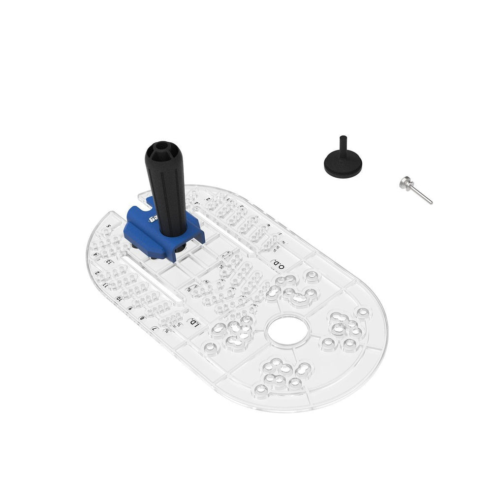 Kreg Tool Trim Router Base Plate with Handle for Circle Cutting, Fits Most Trim Routers (KRTBP100)