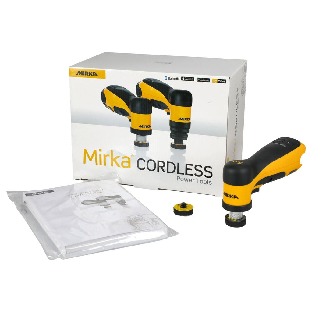 Mirka AROS150-B 12V 1.25-in. Cordless Angled Random Orbital Spot Repair Sander, Tool Only (AROS150-B-NV)