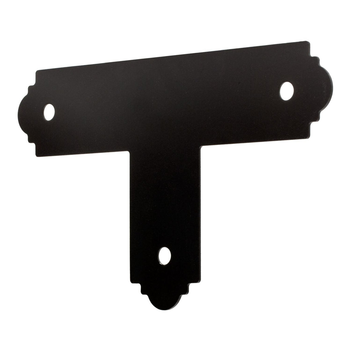 Simpson Strong-Tie APT4 Outdoor Accents Mission Collection ZMAX, Black Powder-Coated T Strap for 4x4