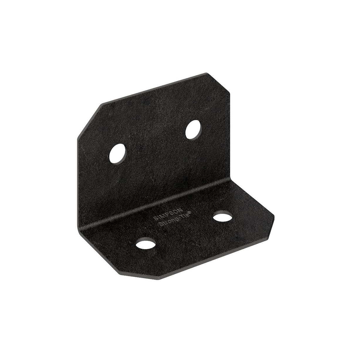 Simpson Strong-Tie APVA6 Outdoor Accents Avant Collection ZMAX, Black Powder-Coated 90° Angle for 6x