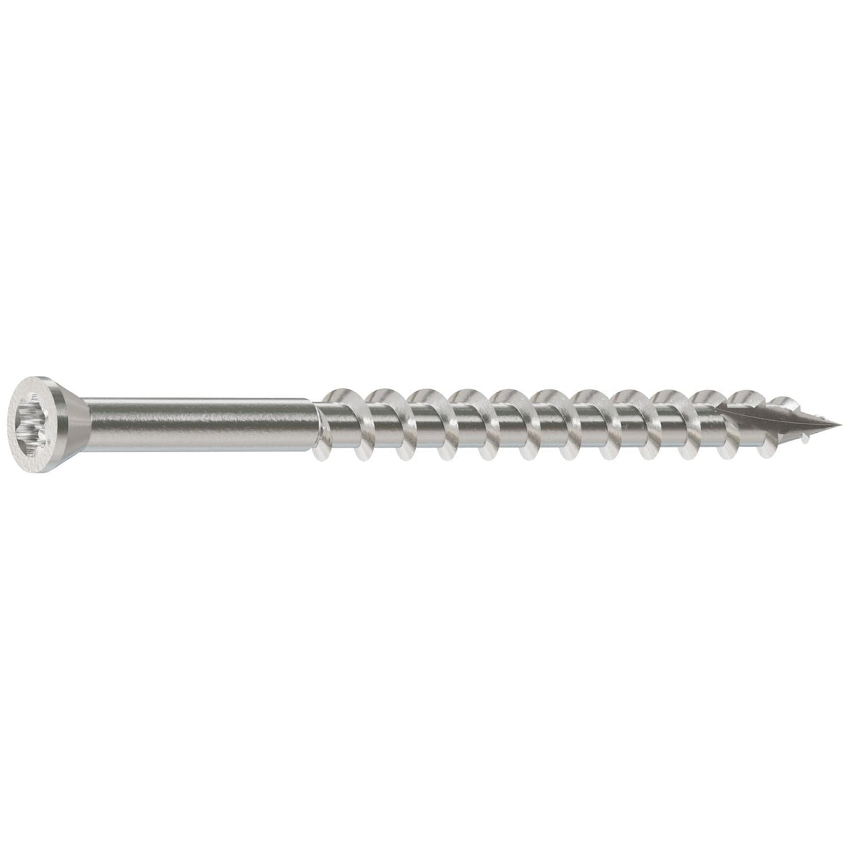Simpson Strong-Tie T08250FT1 Trim-Head Screw, 6-Lobe Drive, #8 x 2-1/2-in. T-15 Type 316, 1-lb.