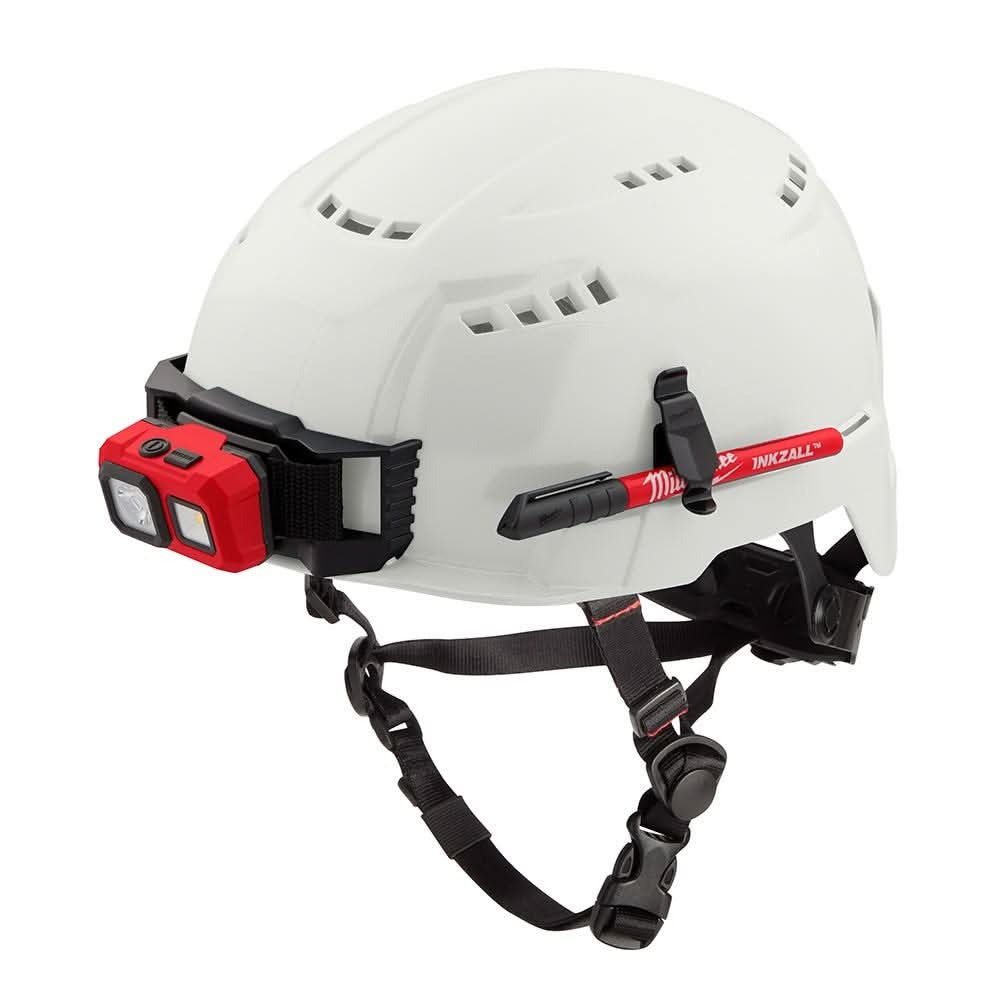Milwaukee 48-73-1300 White Vented Safety Helmet - Type 2, Class C