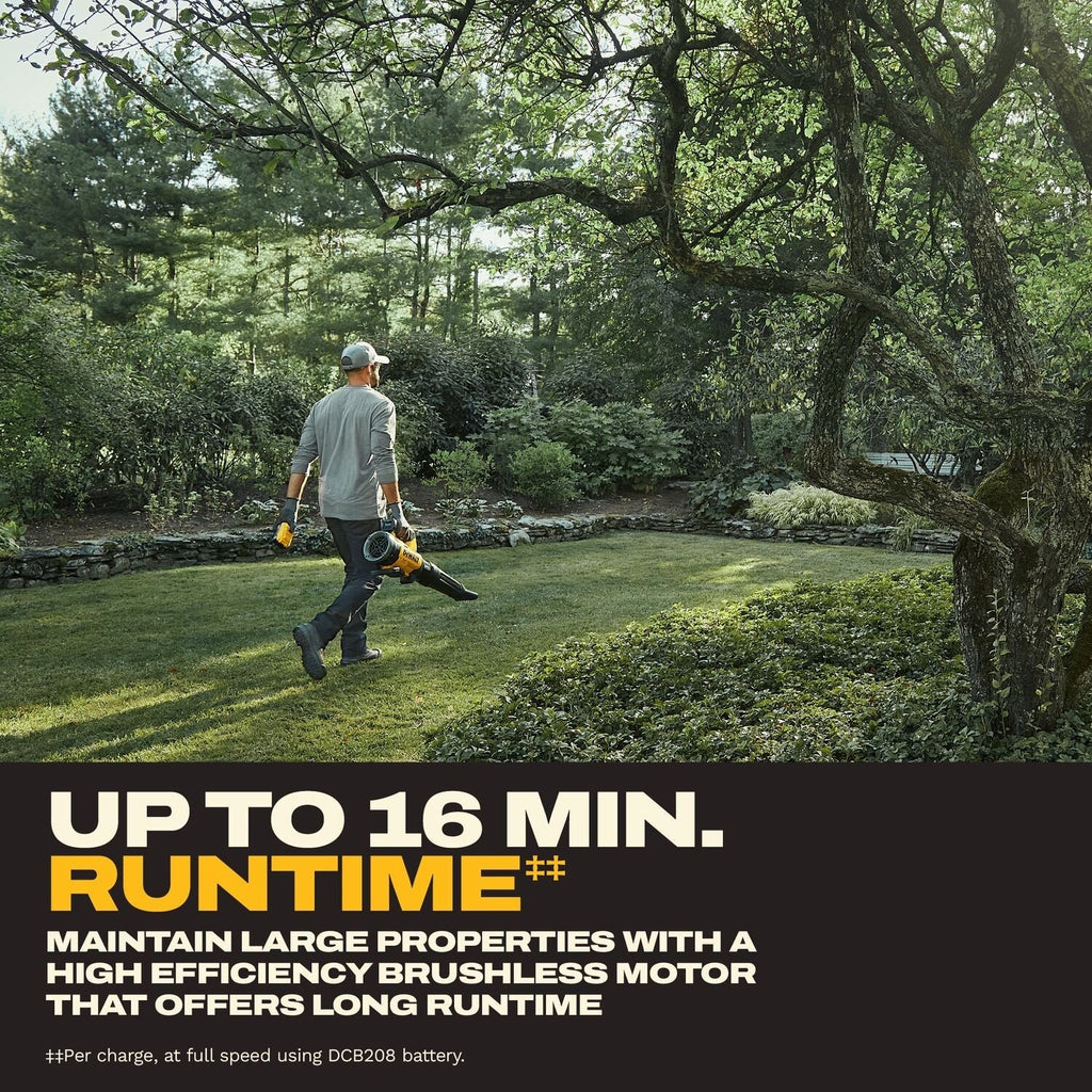 DeWALT DCBL724W1 20V MAX XR Brushless Cordless Blower 8Ah Kit