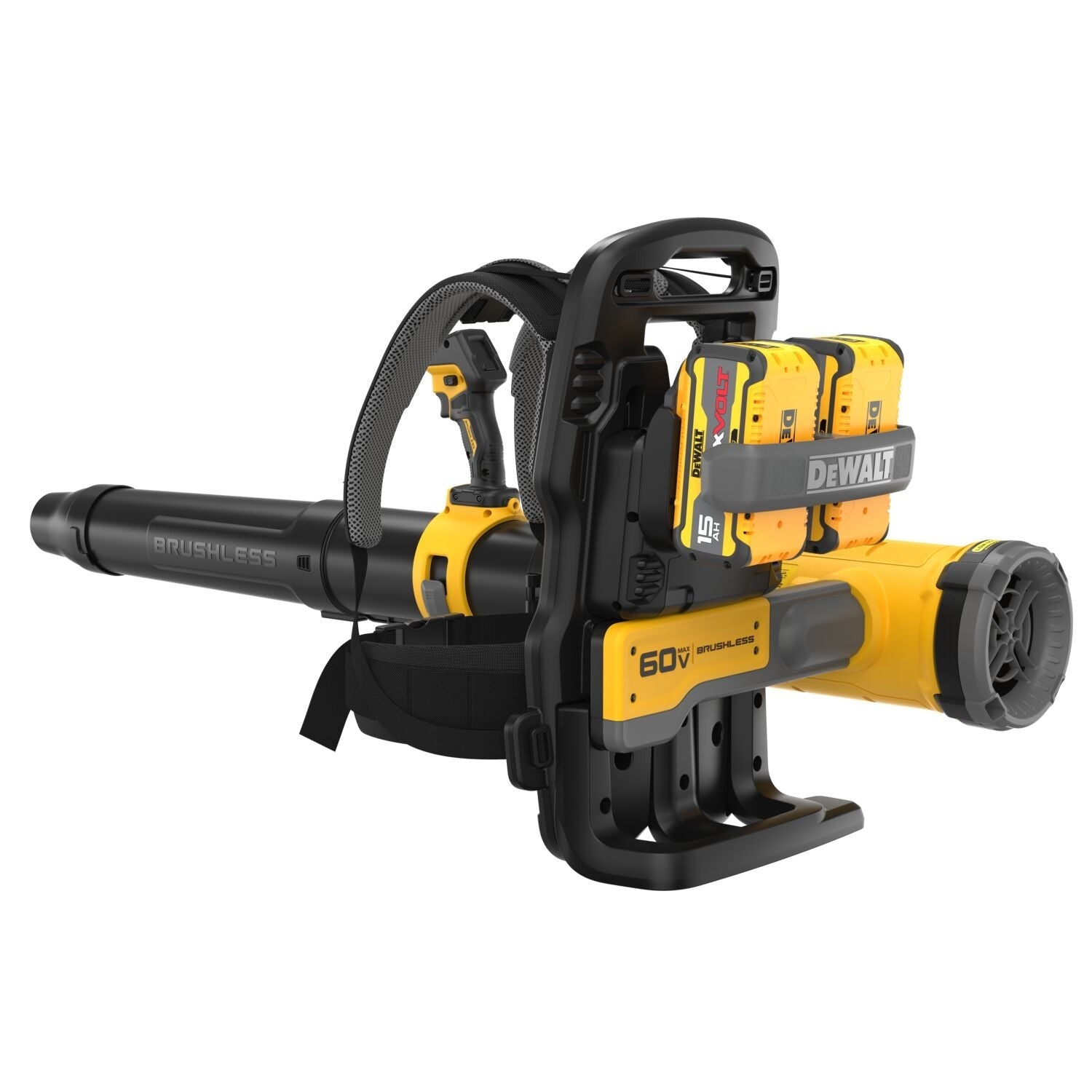 DeWALT DCBL570Z2 60V FlexVOLT 160-MPH 855-CFM Backpack Blower 15.0Ah Kit