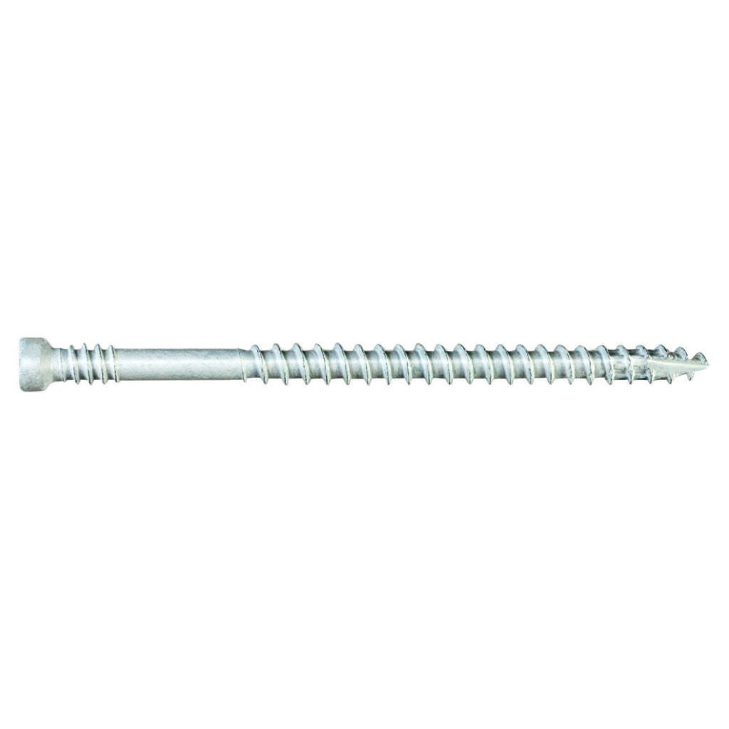 Simpson Strong-Tie FT07212R100W Finish Trim Screw, #7 x 2-1/2-in. T10, Trim-Head, Quik Guard, White, 100-Pack