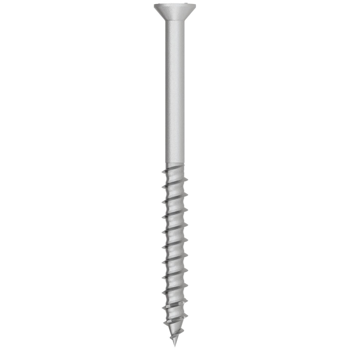 Simpson Strong-Tie TNTSS625314TTR Titen Turbo, 1/4-in. x 3-1/4-in. Type 316 Stainless-Steel Trim-Head Concrete and Masonry Screw, 50-Pack