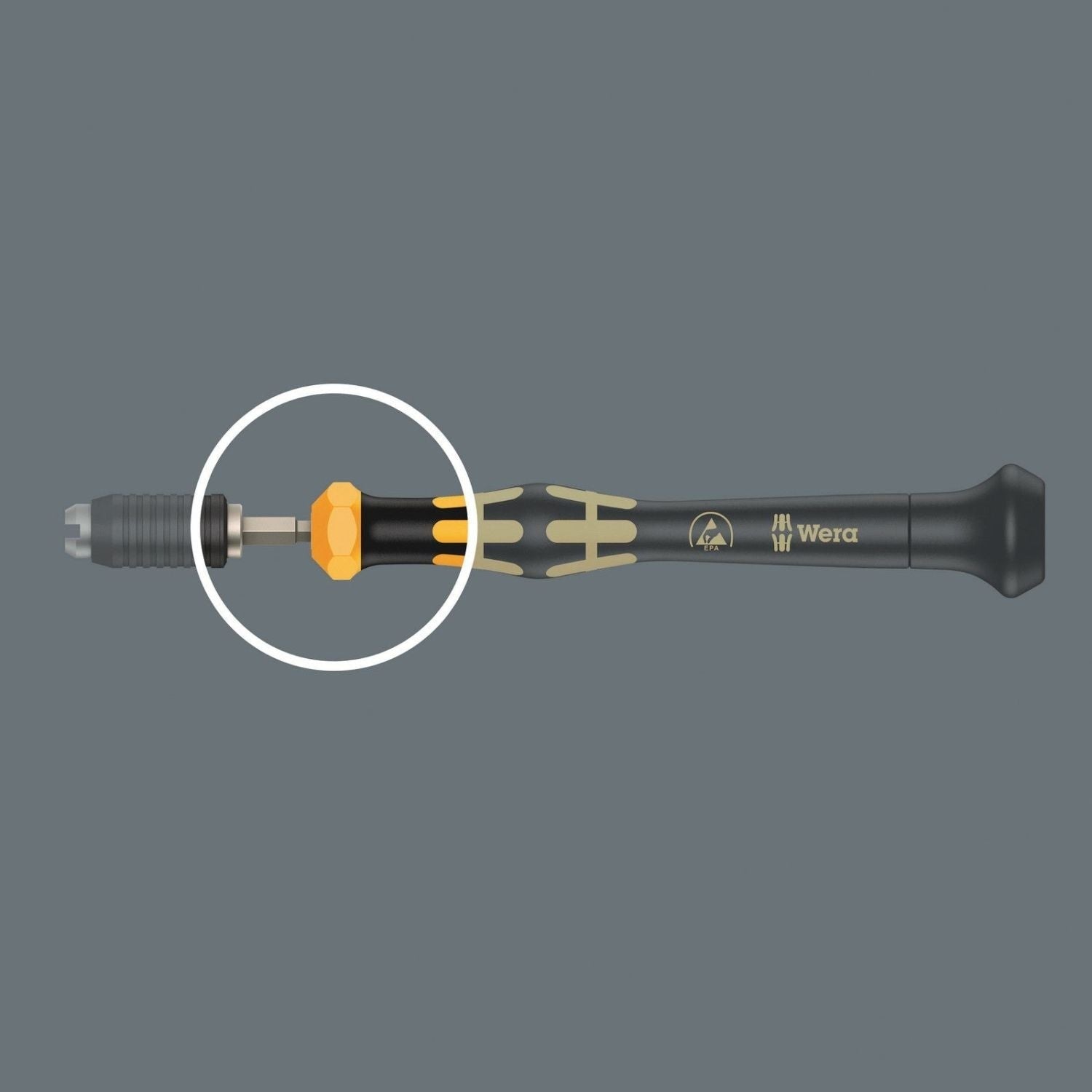 Wera 1460 Esd Kraftform Micro Torque Screwdrivers With A Customised Factory Pre-Set Measurement Value With Quick-Release Chuck, 1460 Esdx0.02-0.06 Nm
